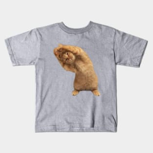 Yellow Cat, pet portrait Kids T-Shirt